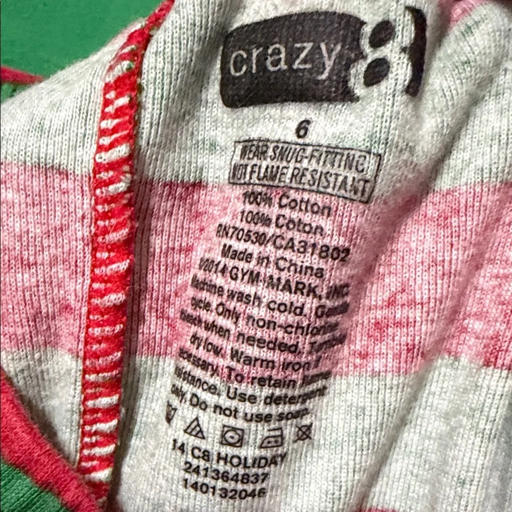 Crazy 8 Kids Elf 2-piece pajama set